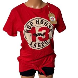 HOP HOUSE 13 LAGER T SHIRT WOMEN MEDIUM NEW OPEN GATE BREWERY DUBLIN IRELAND